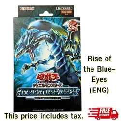 Structure Blue-Eyes White Dragon Deck Yugioh RISE OF THE BLUE-EYES English x 1 - Image 1
