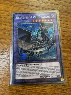 Yugioh 2025 Mega-Pack: Red-Eyes Slash Dragon MP25-EN031 Starlight Rare NM - Image 1