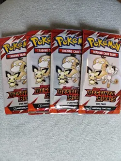 4x Pokemon Fun Packs (3 Cards)- Destined Rivals - Image 2