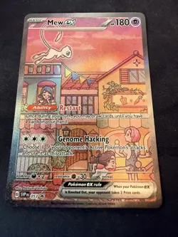 Pokemon Mew ex 053 Sv: Scarlet & Violet Promo Cards Holo NM Near Mint - Image 1