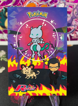 Bubble Mewtwo Giovanni Persian Crack Holo Team Rocket Card Database Peru Pokemon - Image 1