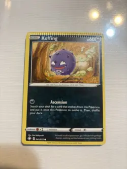 CRIMP ERROR KOFFING POKEMON TCG EXTREMELLY RARE ERROR CARD 41/72 - Image 3