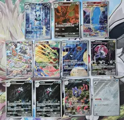 Pokemon Illustration Rare 11 Card Lot!! Poliwhirl, Wailord, Scizor, Miraidon 🔥 - Image 1