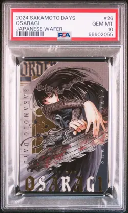 PSA 10 Sakamoto Days Osaragi Japanese Wafer Card - Image 1