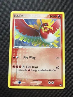 Ho-Oh Pokemon Card (2007) - Reverse Holo LP - Image 1
