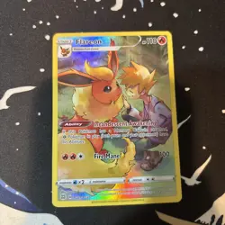 Pokemon TCG Flareon Holo Rare Trainer Gallery Card TG01/TG30 Brilliant Stars - Image 1
