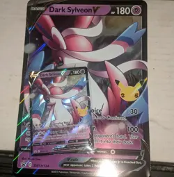 Pokemon Dark Sylveon V SWSH134 Celebrations Promo Ultra Rare Card NM/MINT BUNDLE - Image 1