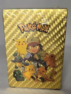 Pokemon Gold Foil Card Deck Gold NEW SEALED! RARE!! - Image 2