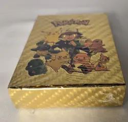 Pokemon Gold Foil Card Deck Gold NEW SEALED! RARE!! - Image 5