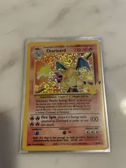 Pokemon TCG Charizard Celebrations Holo Card 4/102 Mint/Near Mint Condition - Image 1