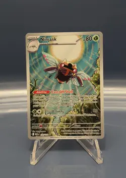 Ninjask 137/132 Mega Evolution Pokemon Card Rare Holo Mint Condition - Image 1