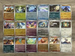 POKEBALL Reverse Holo 18 Card Lot SV11W SV11B Pokemon TCG Japanese Black White - Image 1