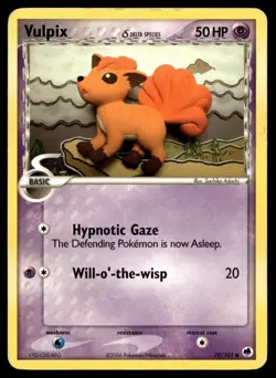 Vulpix 70/101 Pokemon Card Dragon Frontiers Common 50 HP Lightly Played G15 - Image 1