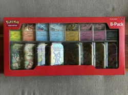 Pokemon TCG Prismatic Evolutions Costco 8 Mini-Tin Bundle w/ Promo Cards NEW - Image 1