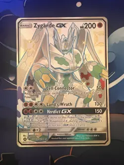 Pokemon Shiny Zygarde GX SV65 Promo Alternate Art Rare Holo Hidden Fates Card - Image 1