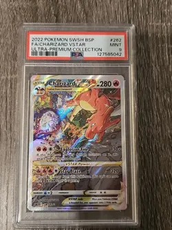 PSA MINT Charizard VSTAR SWSH262 SWSH: Sword & Shield Promo Cards Holo - Image 1