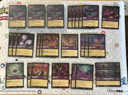 Lorcana Cold Foil Lot Of 785 Cards From Commons To Legendary And Some Color Sets - Image 3
