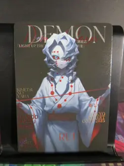Rui Spider Demon Magazine Card Demon Slayer Time Strata CCG Collectible - Image 1