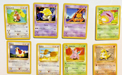 8 SHADOWLESS BASE SET POKEMON TCG LOT RARE VINTAGE CARDS WOTC 1999 LP-NM - Image 1