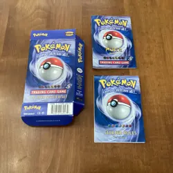 Pokemon Trading Card Game 1999 Starter Rules Rulebook Version 1&2+Empty Box - Image 1