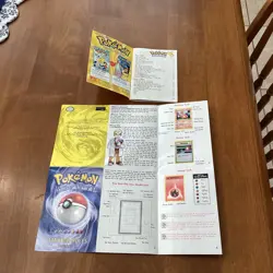 Pokemon Trading Card Game 1999 Starter Rules Rulebook Version 1&2+Empty Box - Image 3