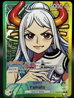 ONE PIECE WINGS OF THE CAPTAIN YAMATO ALT ART LEADER CARD OP06-022 (ENGLISH) - Image 2