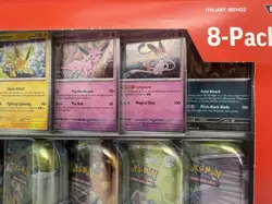 2 Pokemon TCG Prismatic Evolutions Costco 8 Mini-Tin Bundle w/Promo Cards SEALED - Image 2