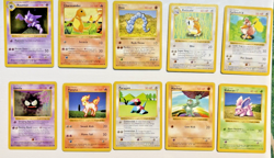 10 SHADOWLESS BASE SET Pokemon TCG Vintage Cards MP/LP/NM CHARMANDER WOTC 1999 - Image 2