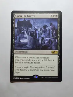Open the Graves - Core Set 2019: #112, Magic: The Gathering Nm R239 - Image 1