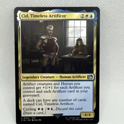 MTG - Cid, Timeless Artificer (0407) Final Fantasy Regular NM Unplayed - Image 1