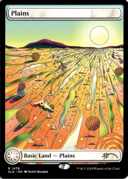 MTG Plains (1478) Strange Sands | NM | Secret Lair Drop Series {SLD} - Image 1
