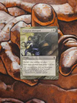 Magic the Gathering Complete Disregard Hand Painted Unique Custom MTG Alter - Image 1