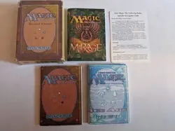 MTG Lot Old Rule books. Legends, Mirage, Ice Age, 4th edition + Revised deck Box - Image 1
