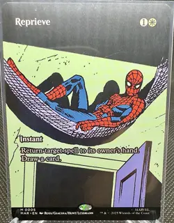 Magic The Gathering - Marvel’s Spider-man: Reprieve Borderless Mythic Non-Foil - Image 1