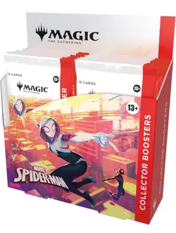 Magic The Gathering Marvel Spider-Man Collector Booster Box 12 Packs - Image 1