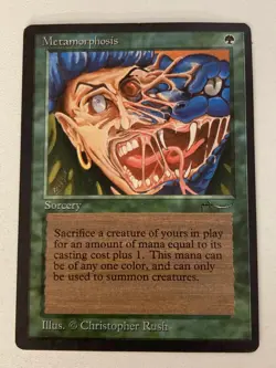 Magic the Gathering MTG Arabian Nights Metamarophosis LP (Beta Bob) - Image 1