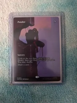 MTG Marvel's Spider-Man PONDER Foil Borderless Mythic #0013 - Image 1