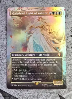 Galadriel, Light of Valinor (Borderless) - Commander: The Lord of the Rings - Image 1