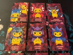 Pikachu Poncho Set Cracked Holo Team Rocket Card Database Peru Pokemon Full Set - Image 3