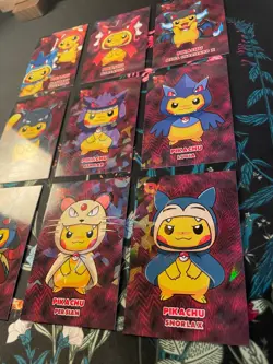 Pikachu Poncho Set Cracked Holo Team Rocket Card Database Peru Pokemon Full Set - Image 4
