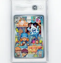 Pokemon Vanillish 190/182 Paradox Rift Illustration Rare Graded TAG 10 Gem Mint! - Image 1