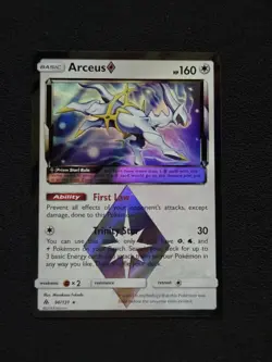Pokemon TCG SM Forbidden Light Arceus 96/131 Prism Star LP - Image 1