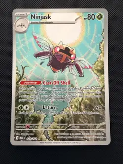 Ninjask 137/132 Pokemon TCG ME01: Mega Evolution Illustration Rare Holo English - Image 1