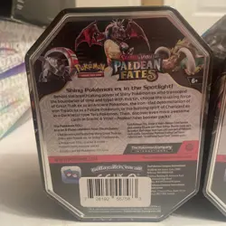 Pokemon TCG: SV Paldean Fates Great Tusk ex Tin Lot Of 2 - Image 5