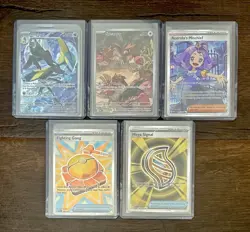 Pokemon Mega Evolution - Illustration Rare & Ultra Rare Lot of 5 NM - Image 1