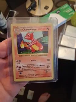 Pokemon TCG Base Set SHADOWLESS Charmeleon 24/102 - LP - Image 1