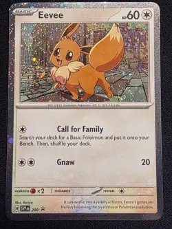 2 SWIRLS Eevee 200 Cosmos Holo Black Star Promo Destined Rivals- Pokemon TCG - Image 3