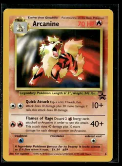 2000 Promos - Wizards Black Star Arcanine Stage 1/Promo #6 - Image 1