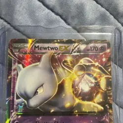Pokemon Mewtwo EX XY107 XY Black Star Promo Full Art Holo - Image 3