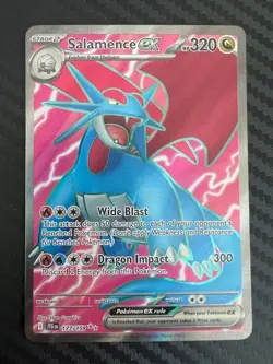 Pokemon TCG SV09: Journey Together Salamence ex 177/159 Ultra Rare NM - Image 1